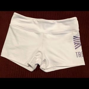 Treign white spandex